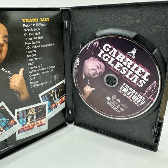 Gabriel Iglesias Im Not Fat Im Fluffy Live From El Paso Comedy Central DVD 2009 - Picture 4 of 4